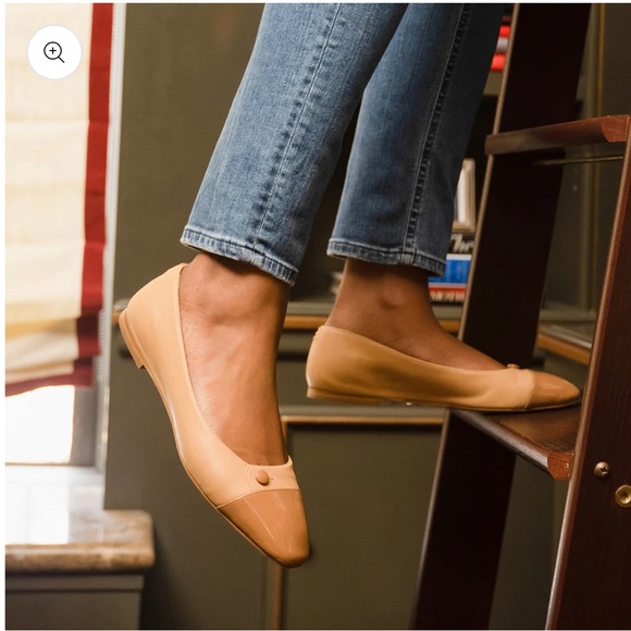 Sarah Flint Ballet Sachetto Flat size US 10 Color Sand Nappa - Picture 3 of 17